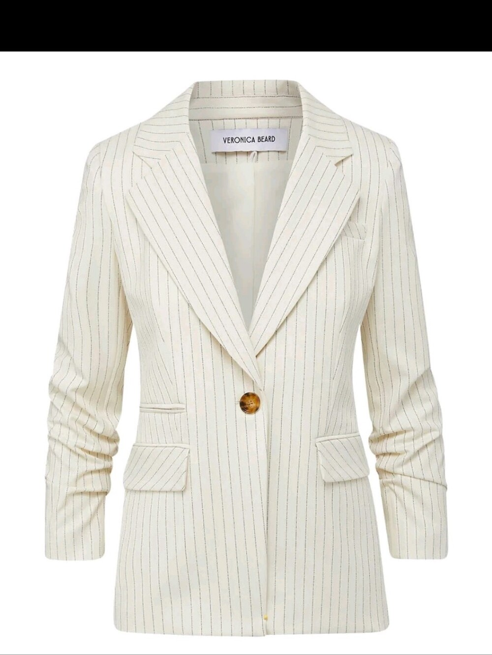 NEW VERONICA BEARD Battista Pinstriped Dickey Jacket  Sz Us 6 NO size Tag SAMPLE
